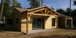 Maison ossature bois bardage - MBA MENUISERIE
