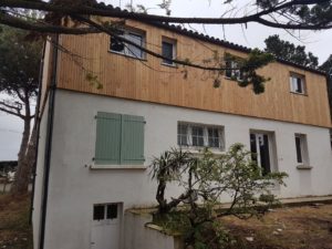 Maison après rehaussement en bois - MBA MENUISERIE
