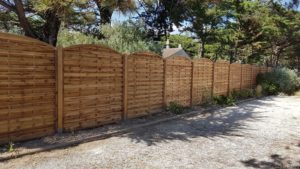 Clôture en bois - MBA MENUISERIE