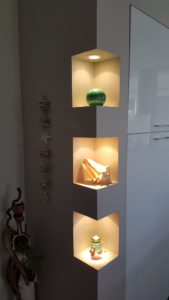 Niche décorative pour cuisine - MBA MENUISERIE