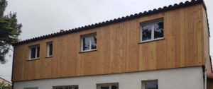Bardage extérieur rehaussement de maison - MBA MENUISERIE
