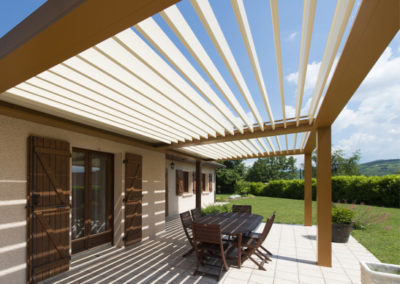 Pergola bio climatique - MBA MENUISERIE