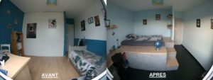 MBA Chambre d'adolescent AVANT-APRES