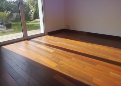 Parquet massif IPE collé - MBA MENUISERIE