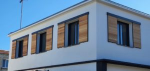 Volet coulissant ALU/RED CEDAR - MBA MENUISERIE