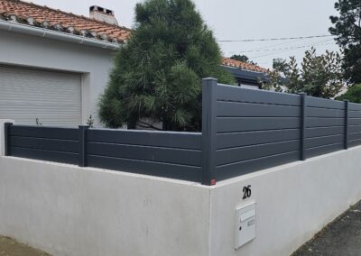 Clôture Aluminium - MBA MENUISERIE